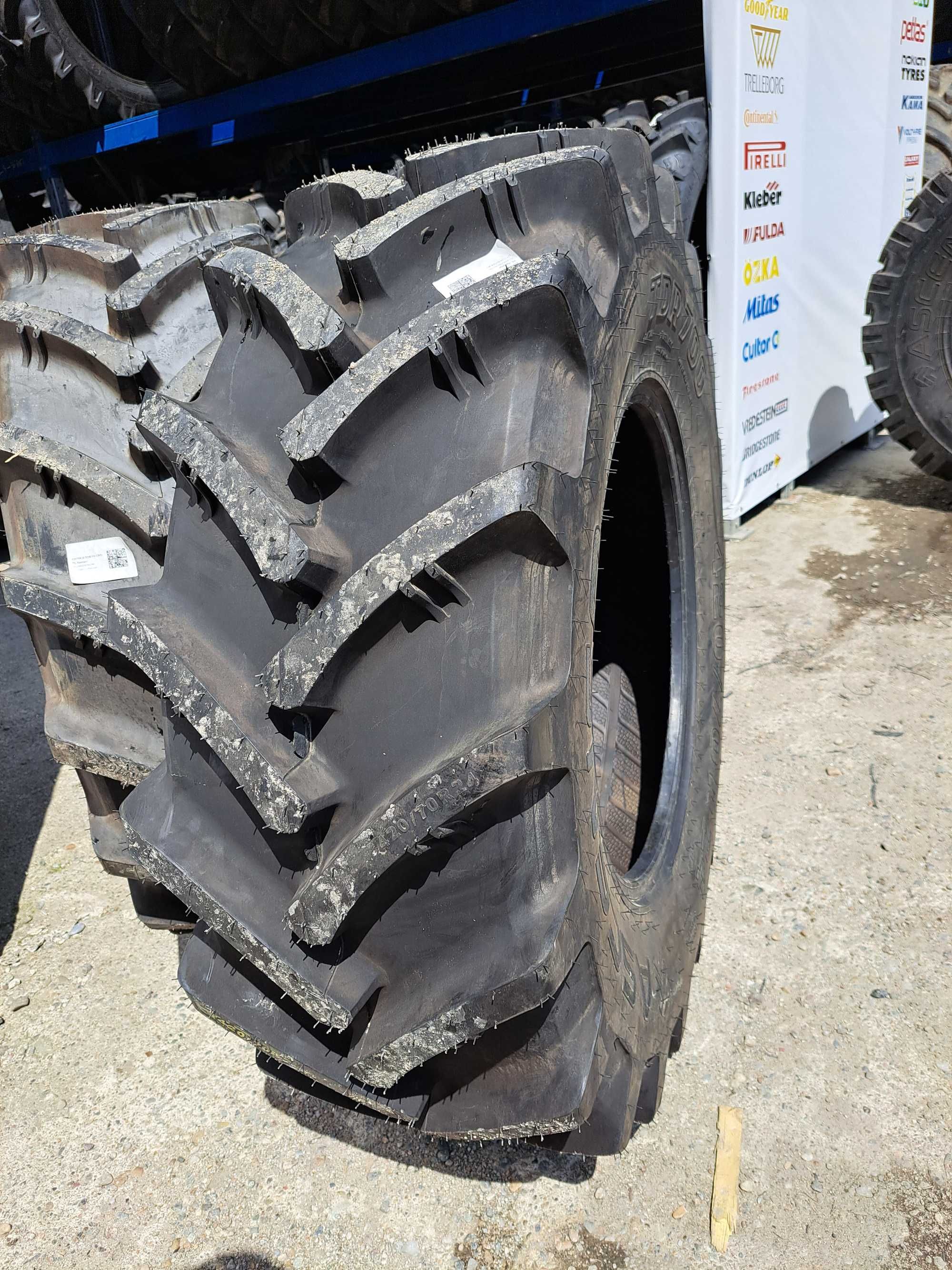 Anvelope radiale 420/70R24 marca ASCENSO cauciucuri noi TRACTOR FIAT