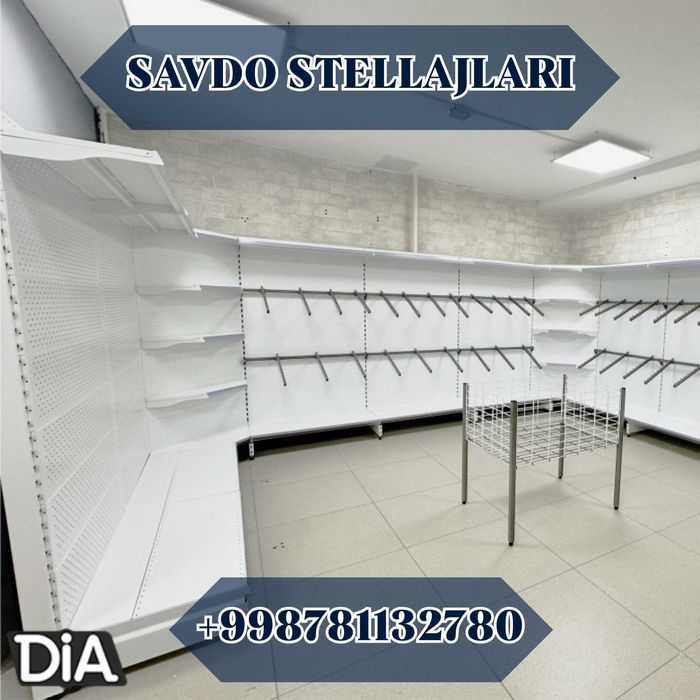 Торговые стеллажи и витрины, оборудование для бизнеса, metall tokcha