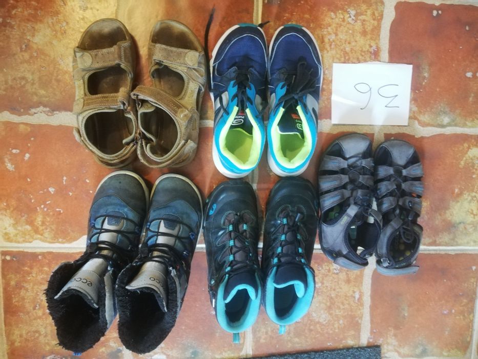 Sandale si pantofi copii marimi diferite