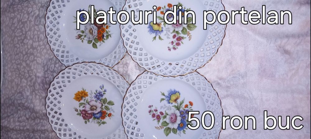 Platouri din portelan