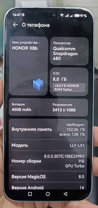 Honor X8B sotiladi xolati idel