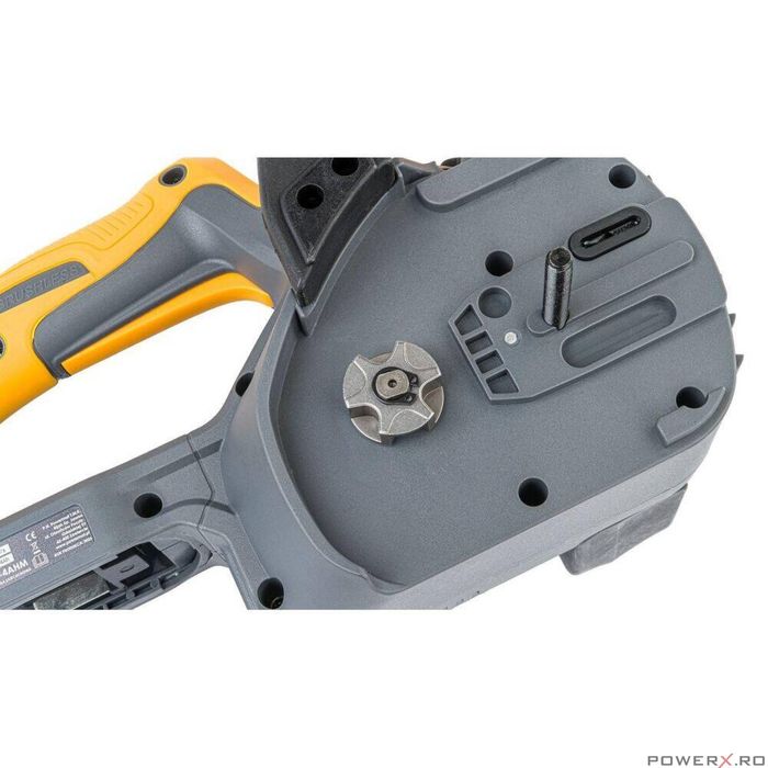 Drujba cu acumulator, fierastrau, 2x baterie 4Ah, pas lant 3/25,