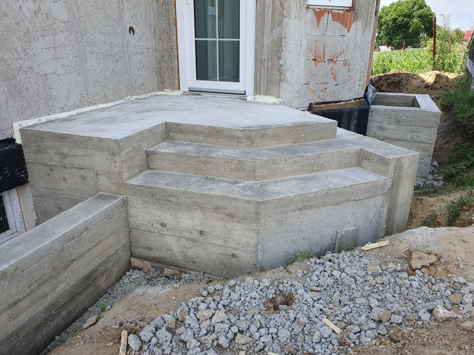 Garduri, scări din beton