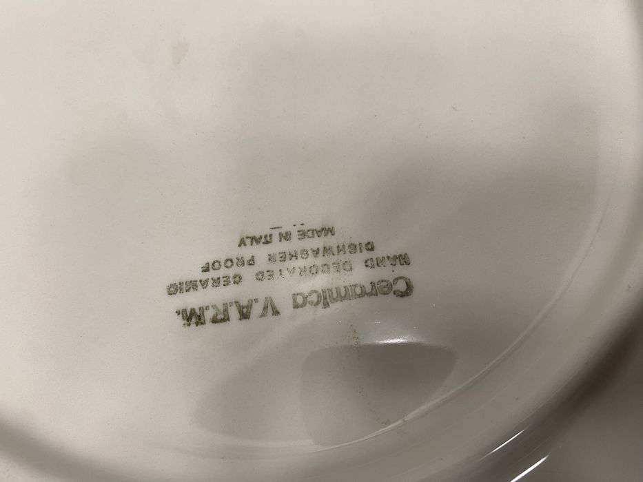 Винтидж италианска чиния с фазан Ceramica VARM 1980 г