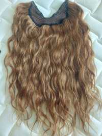 Ръчно изработена коса 230гр ,65см в обща плетена треса