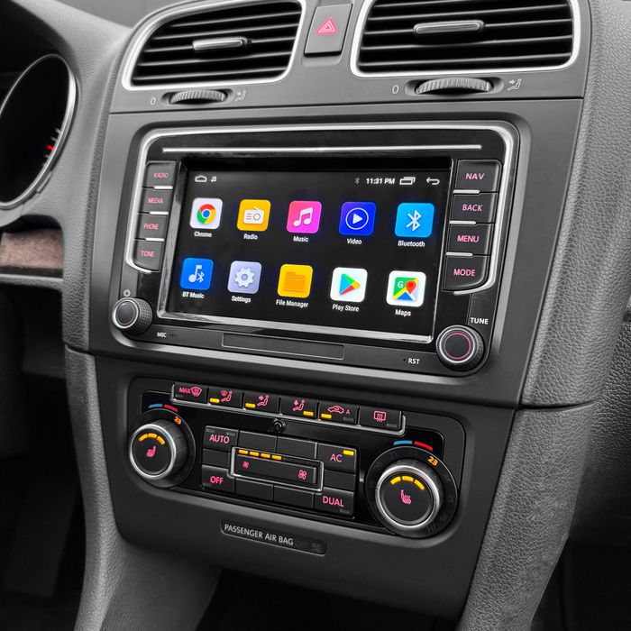 Volkswagen Golf 6 1.2 TSI Trendline Sport Alb Touchscreen 9" 2011