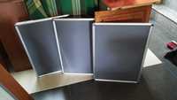 Снап рамки сдвоени алуминиеви, за плакати и реклами 71/51см