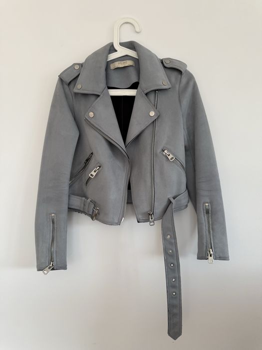 Късо велурено яке Zara
