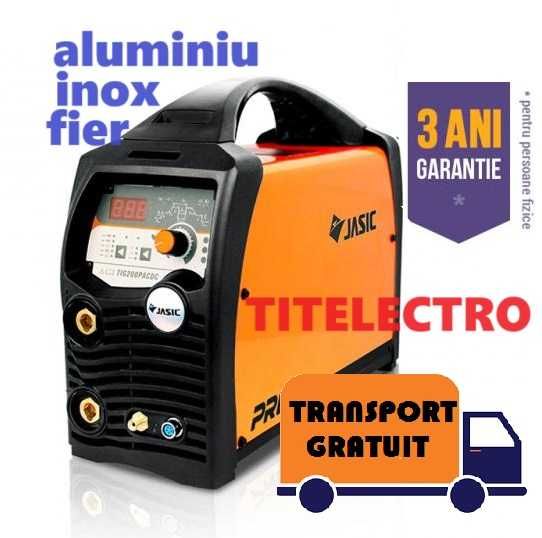 Aparat sudura aluminiu otel inox cu argon TIG 200P AC/DC E201 JASIC
