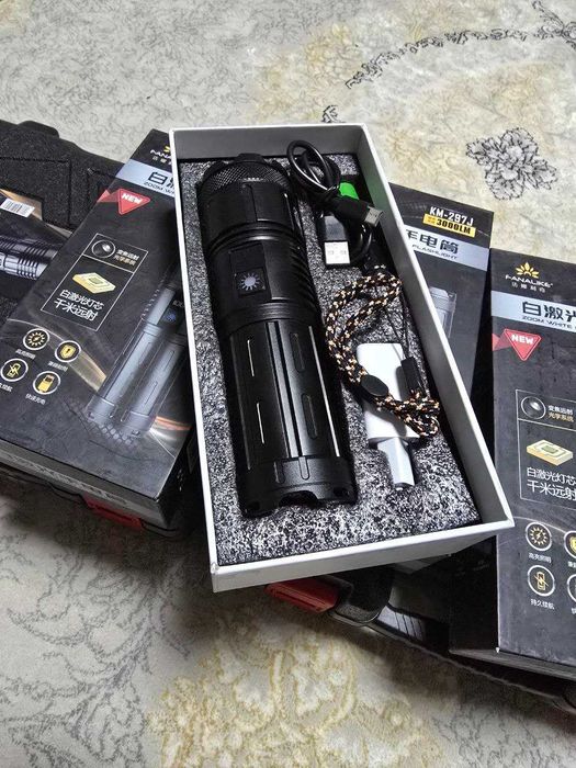 Фонарь для охоты и рыбалки. Фонарик оъотничий дальнобойный водостойкий