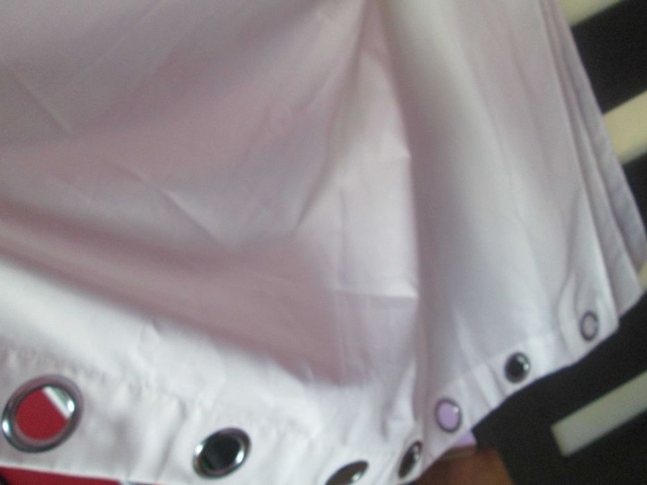 draperie  alb/crem lunga