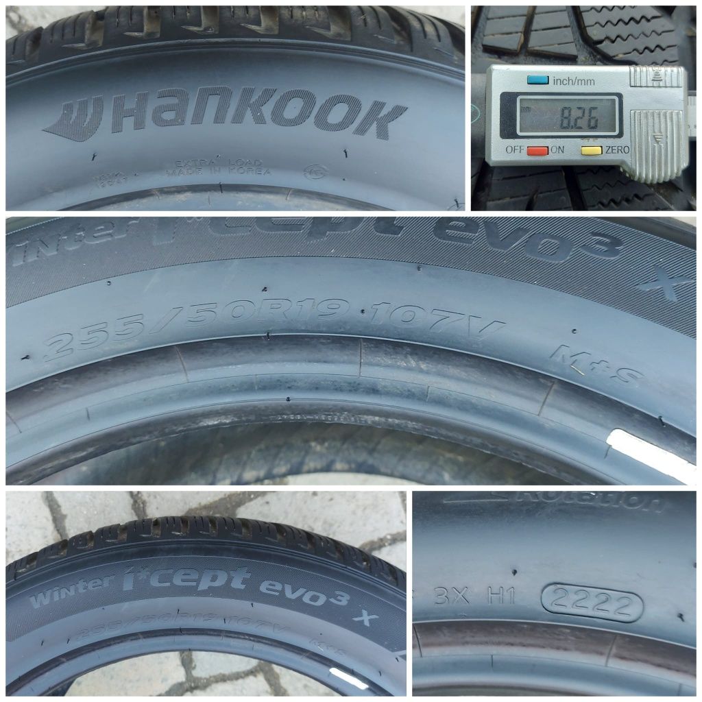 O bucată 255/245 50 R19 M+S iarnă - una Pirelli Hankook