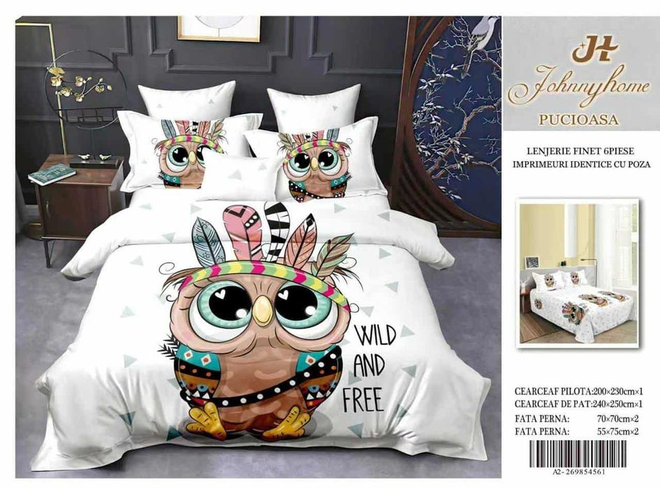 Lenjerie de pat finet 3 D