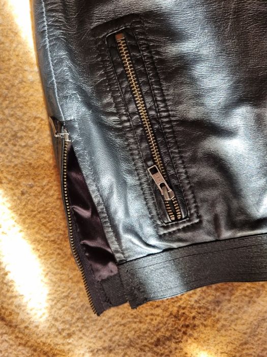 Fusta de dama, imitație de piele, mărime 36