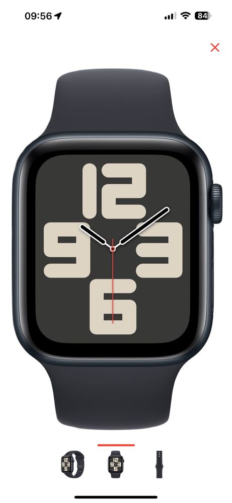 Смарт-часы Apple Watch SE 2 Gen (2023) GPS M/L 44 мм черно-синий