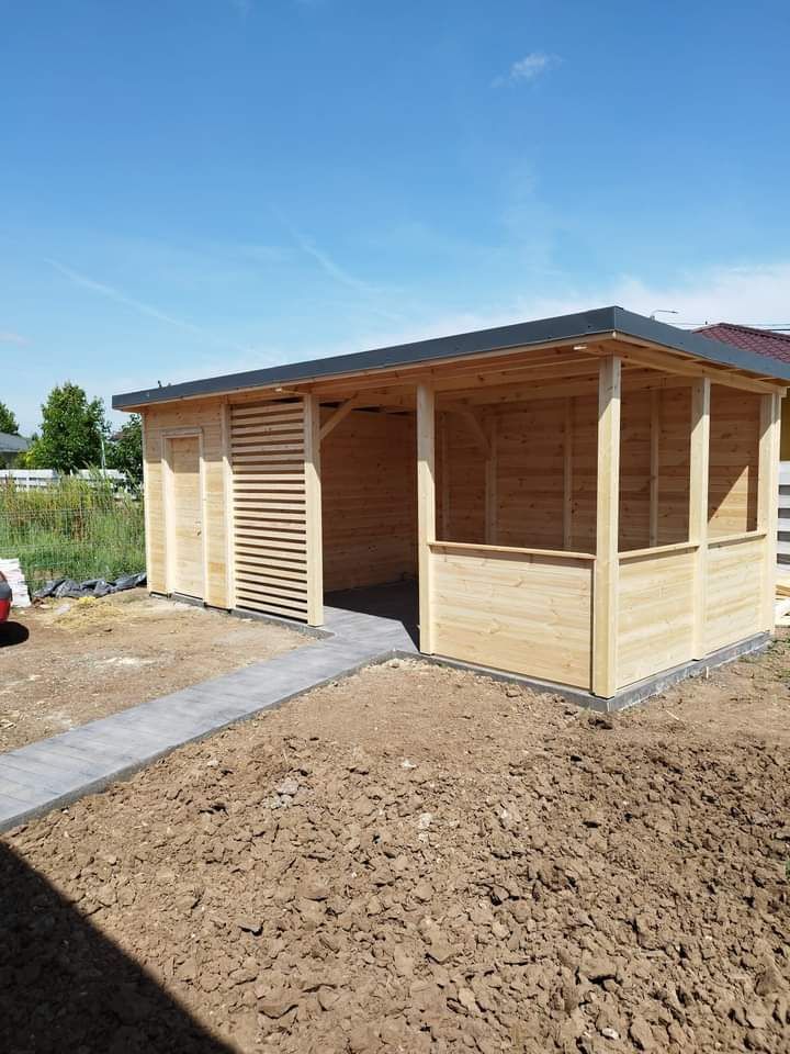 Foisoare , pergola, case si terase pe structura de lemn, diferite mode