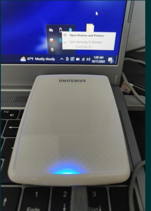 HDD Samsung S2 Portabil 640GB 8MB 5400rpm USB,