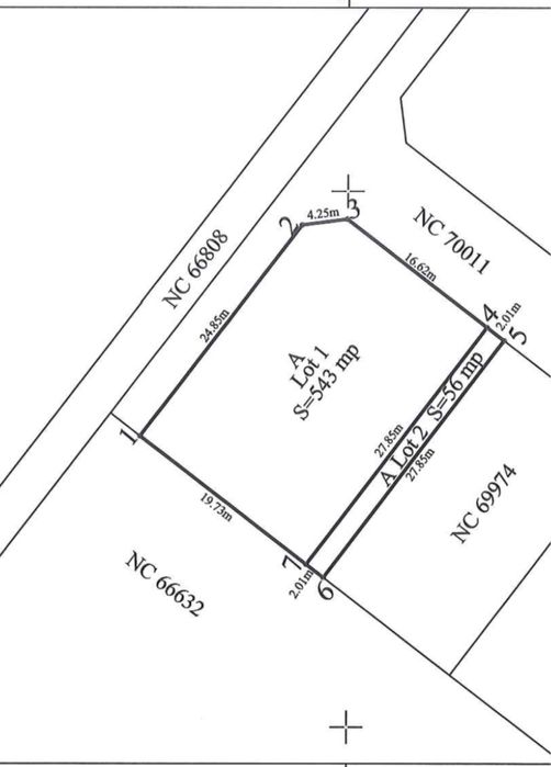 Lot Teren intravilan 543mp