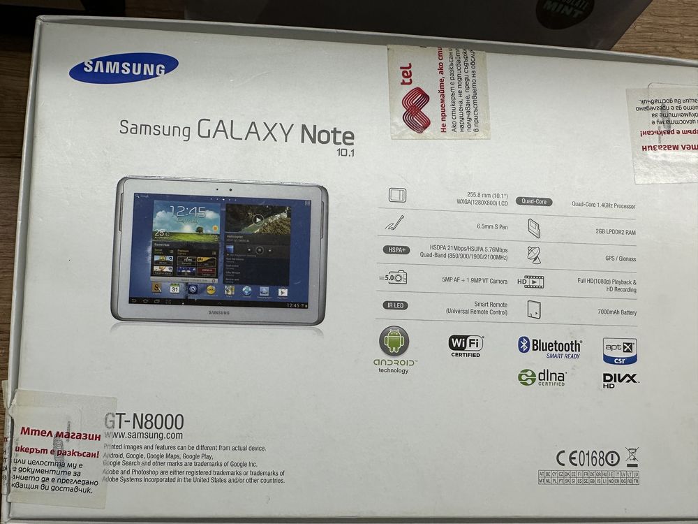 Tablet Samsung Galaxy 10.1 GT-N8000