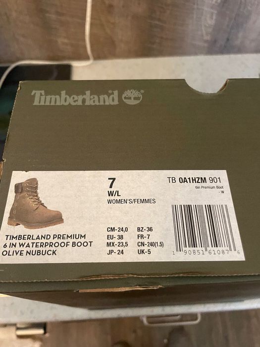 timberland 6 heritage premium waterproof boot olive nubuck -от Австрия