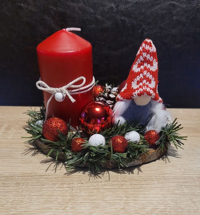 Aranjamente handmade pentru masa de Crăciun Crăciun