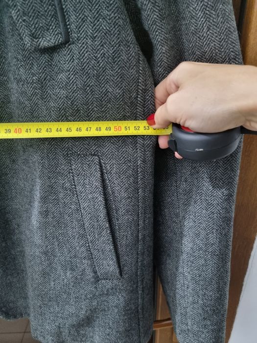 Palton lana gri L