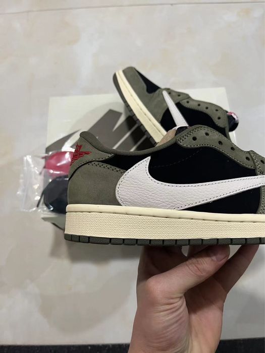 Travis Scott x Air Jordan 1 Low OG “Black Olive”