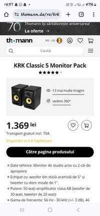 Krk classic 5 monitor studio