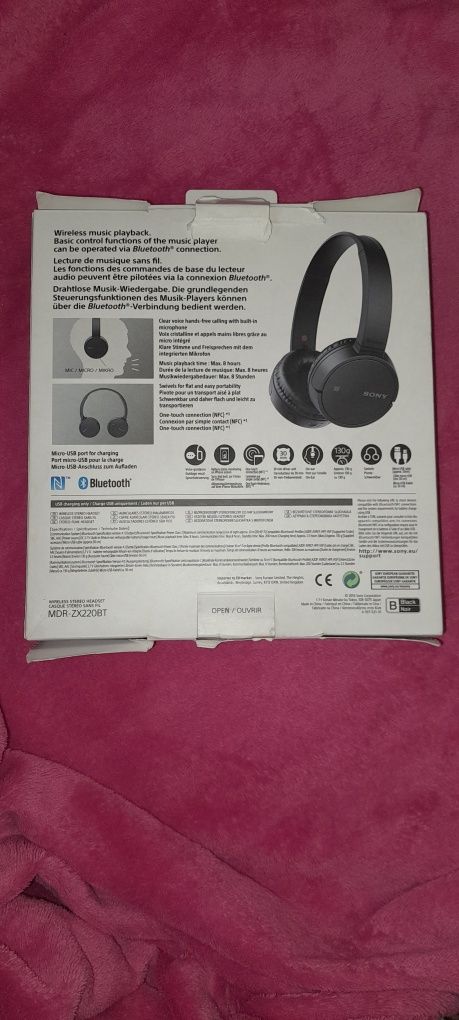 Намалени Слушалки Sony mdr-zx220bt