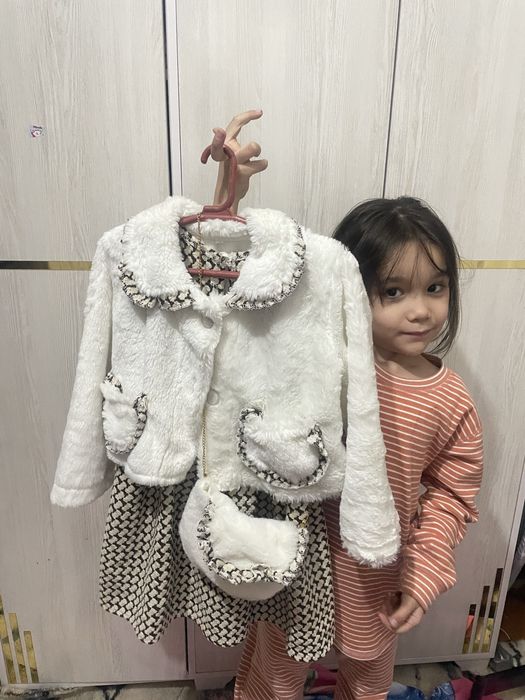 Kiymich 4,5 yoshlik qizlar uchun toza yaxshi kiyligam