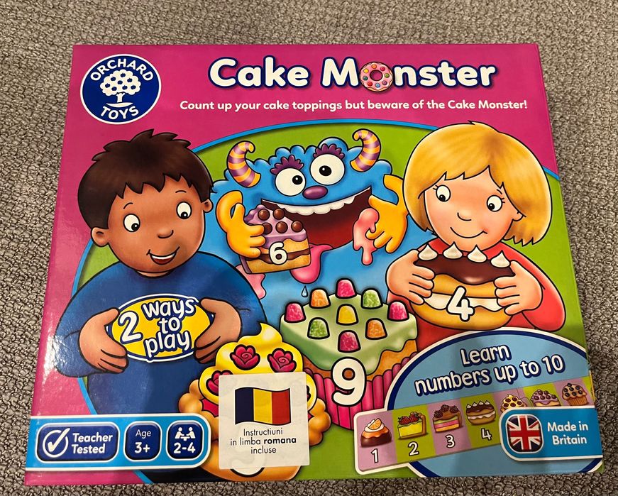 Joc educativ “Monstrul de prajituri”