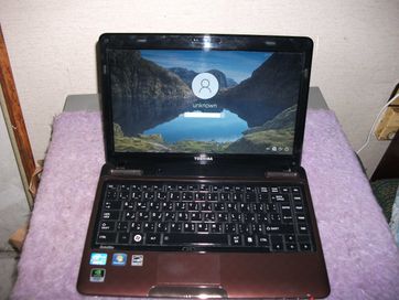 135. Продавам лаптоп TOSHIBA SATELLITE L730-A193. Дисплей 13,3 ”