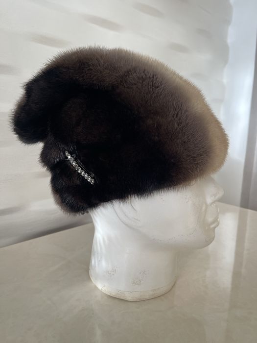 Шапка женкая норковая