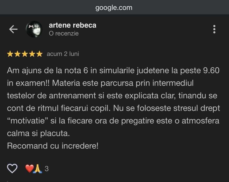 Meditații matematică și lb.română, Bacalaureat / Evaluarea Națională