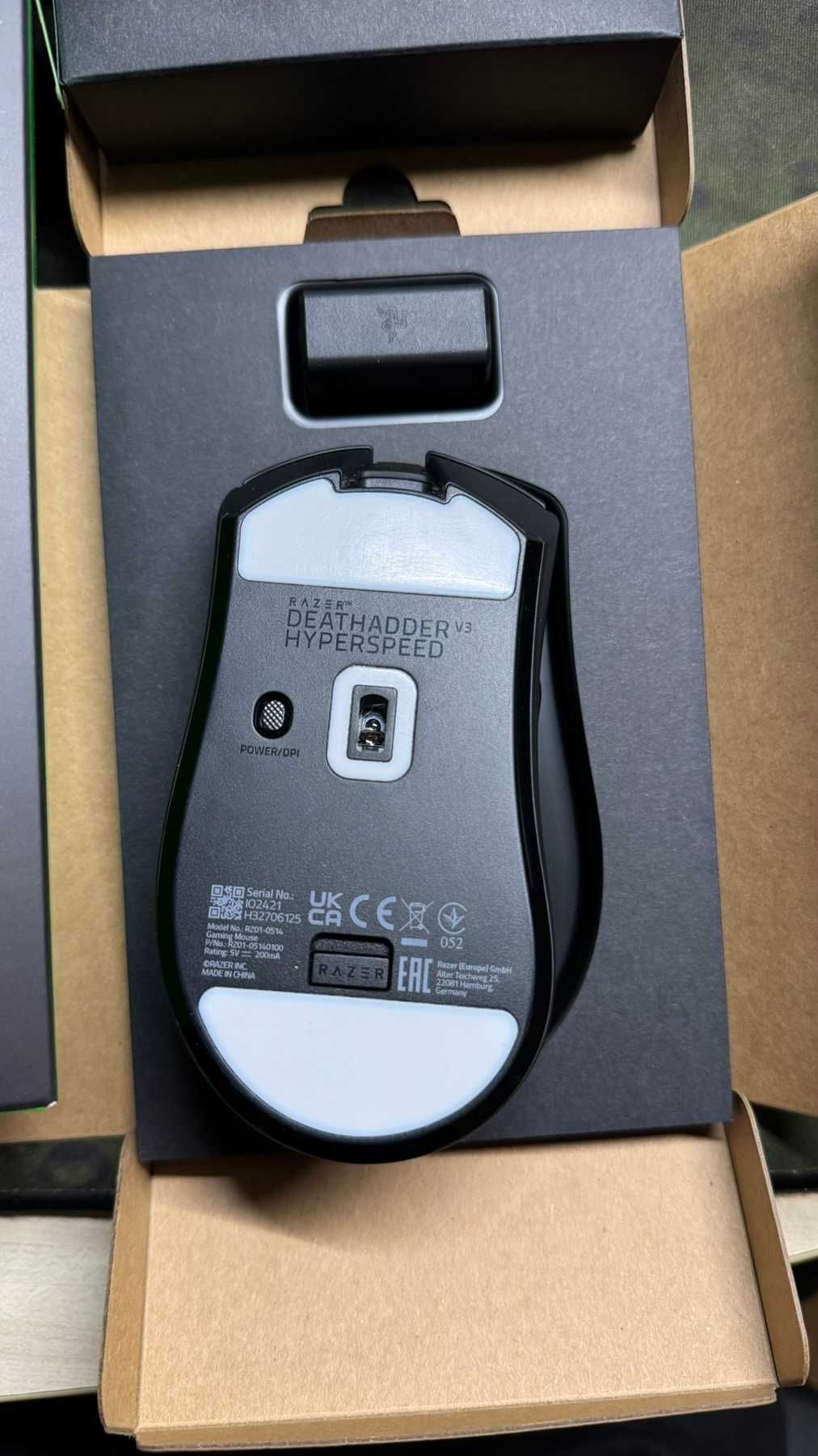 Гейминг мишка Razer Deathadder v3 Hyperspeed КАТО НОВА