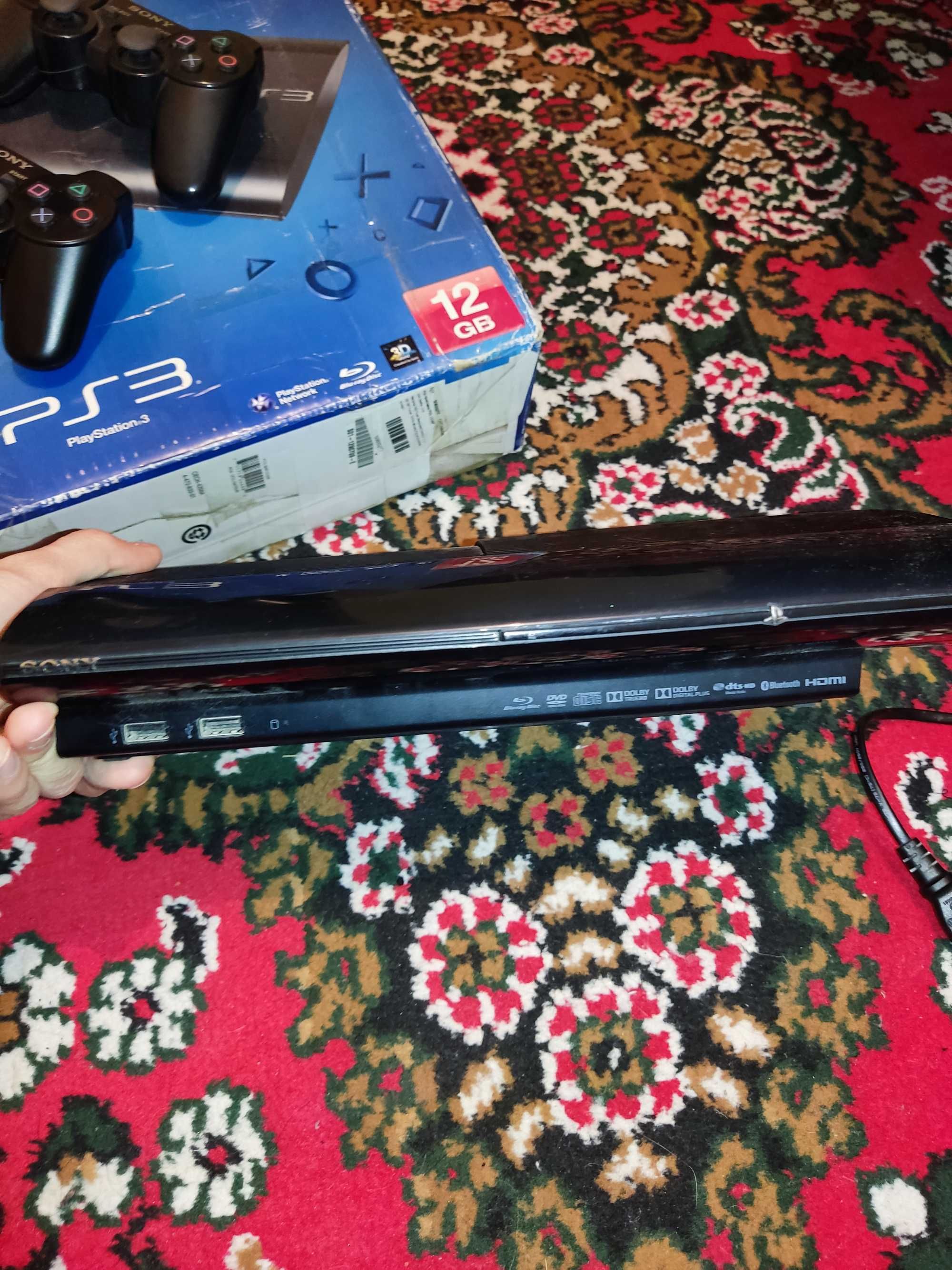 PS 3 SUPER slim 500gb 1 ml 600  ga bervoraman real olsela