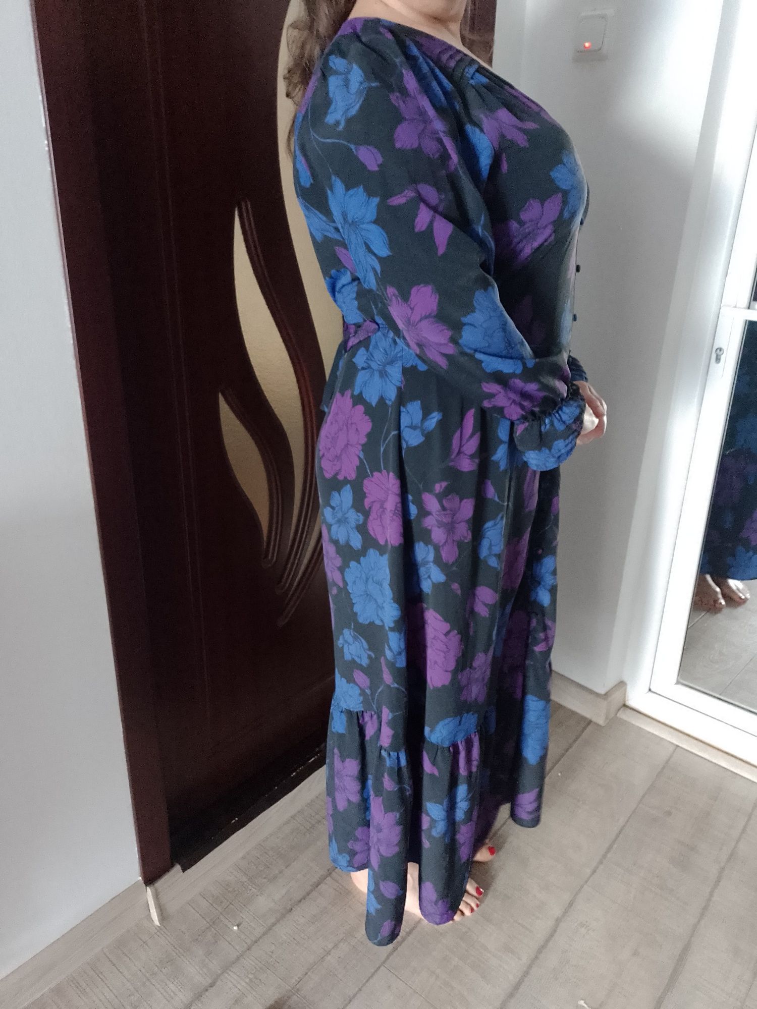 Rochie vâscoză mas. 46, 2XL