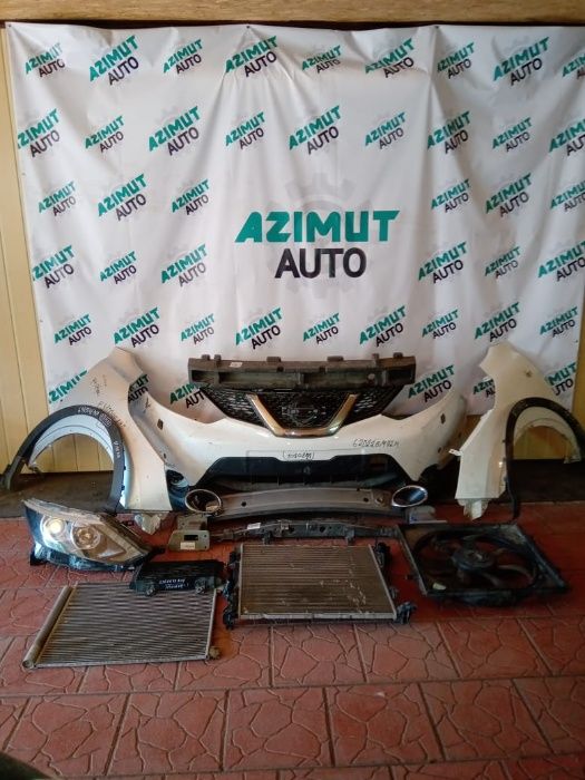 Ноускат Nissan qashqai j11 капот бампер решетка фары усилитель, крыло