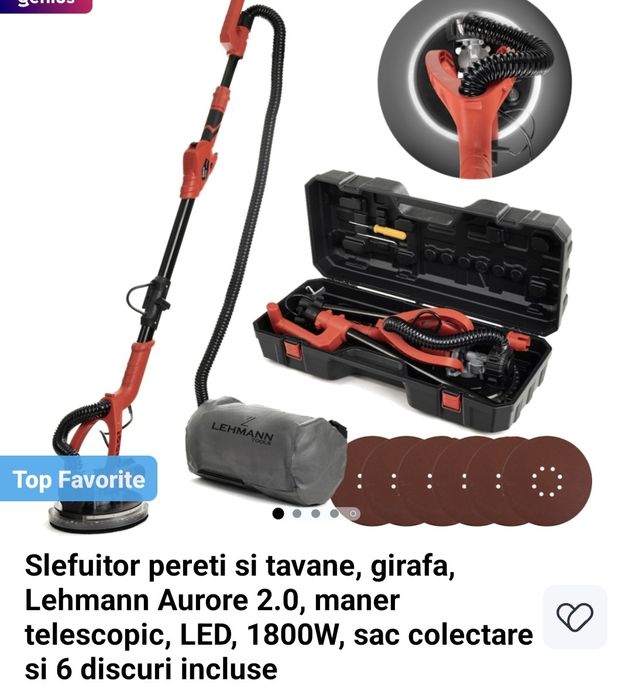 Vând șlefuitor (girafă)