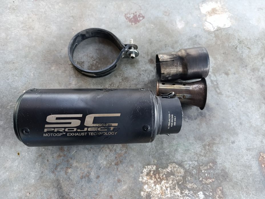 Tobă SC Project pentru moto  – stare impecabilă, cu adaptor