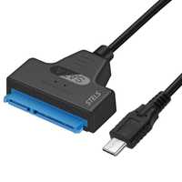 Адаптер от USB-C към хард диск STELS, Кабел, HDD, SSD, SATA, 2.5 инча
