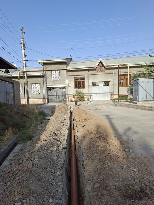 Урачи Transhiya Santexnik ishlari Qazish Podvol Truba yotqizish Yama