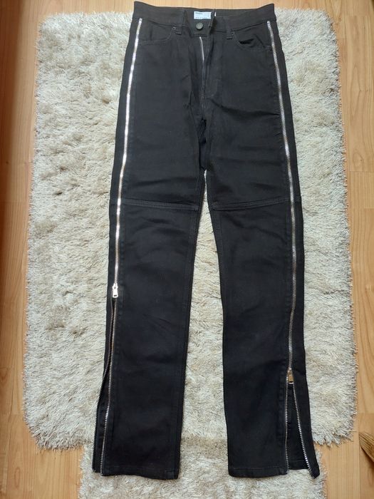 Blugi talie inalta pantaloni ZARA   S  sau M