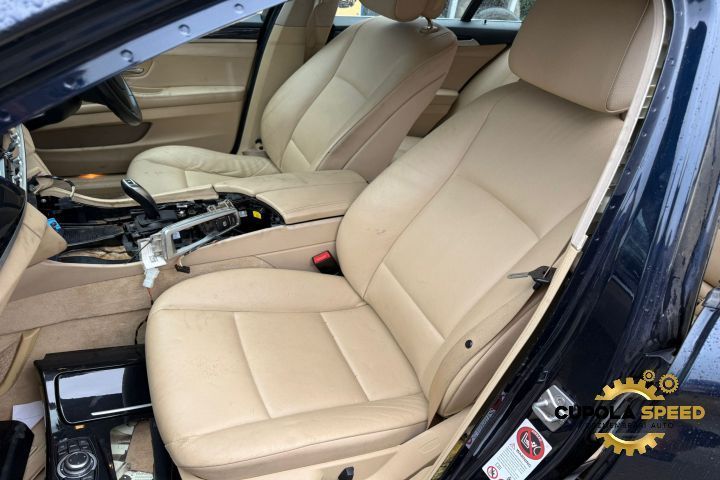 Scaun fata stanga piele crem BMW Seria 5 F10 [facelift] [2013 - 2017]