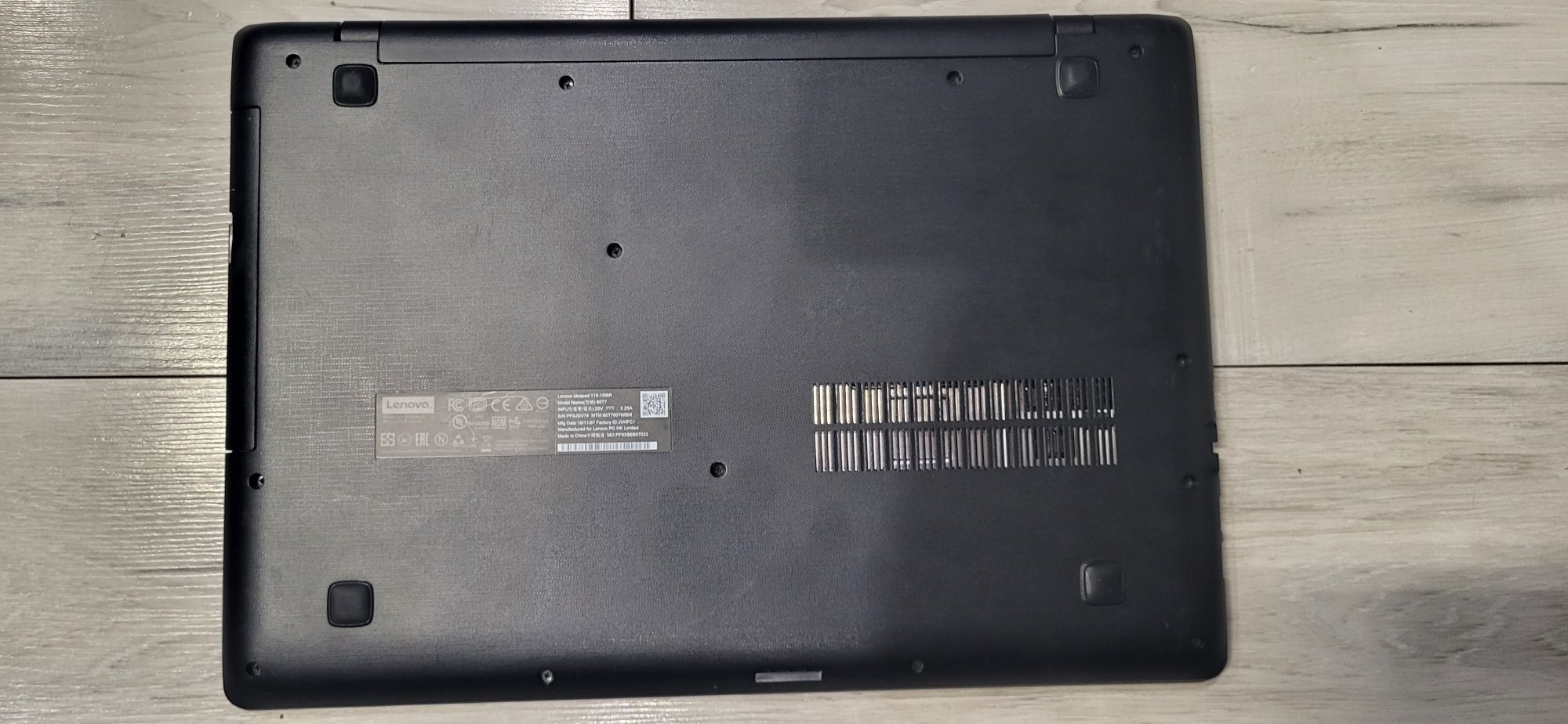 Lenovo ideapad 110-15ibr-N3710/4гб/120гб ссд