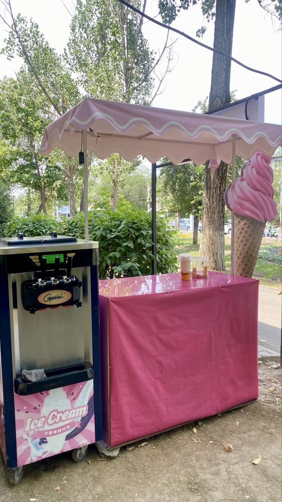 Мороженое аппарат полностью продается