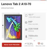 Tableta Lenovo TAB2 A10-70F