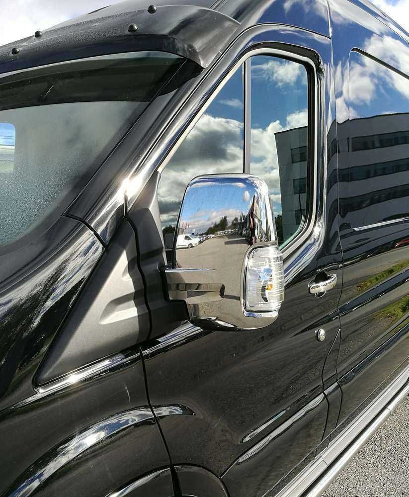 Хромирани капаци за огледала на Форд Транзит / FORD TRANSIT 2014+