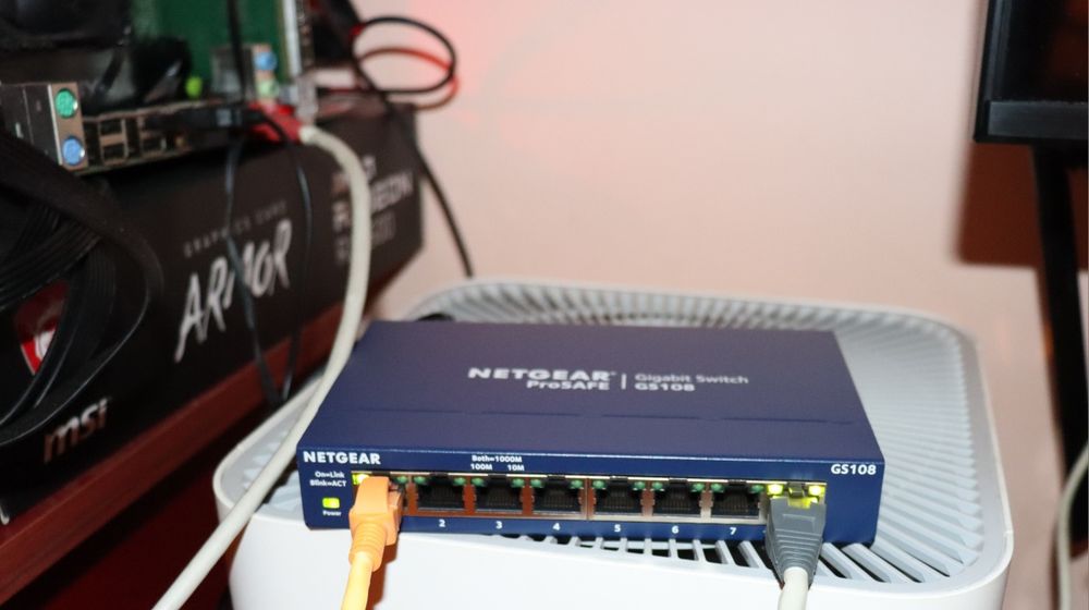 Unmanaged Switch 8 x 1 Gigabit Netgear ProSafe GS108 V4