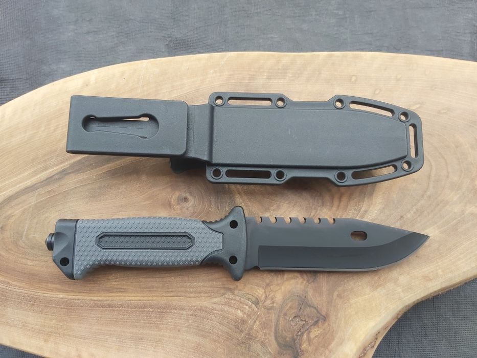 Тактически нож с кания,компас,запалка,свирка и точило,ТК302